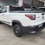 strada branca traseira motorista